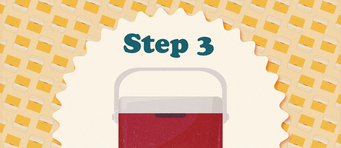step 3 graphic with cooler